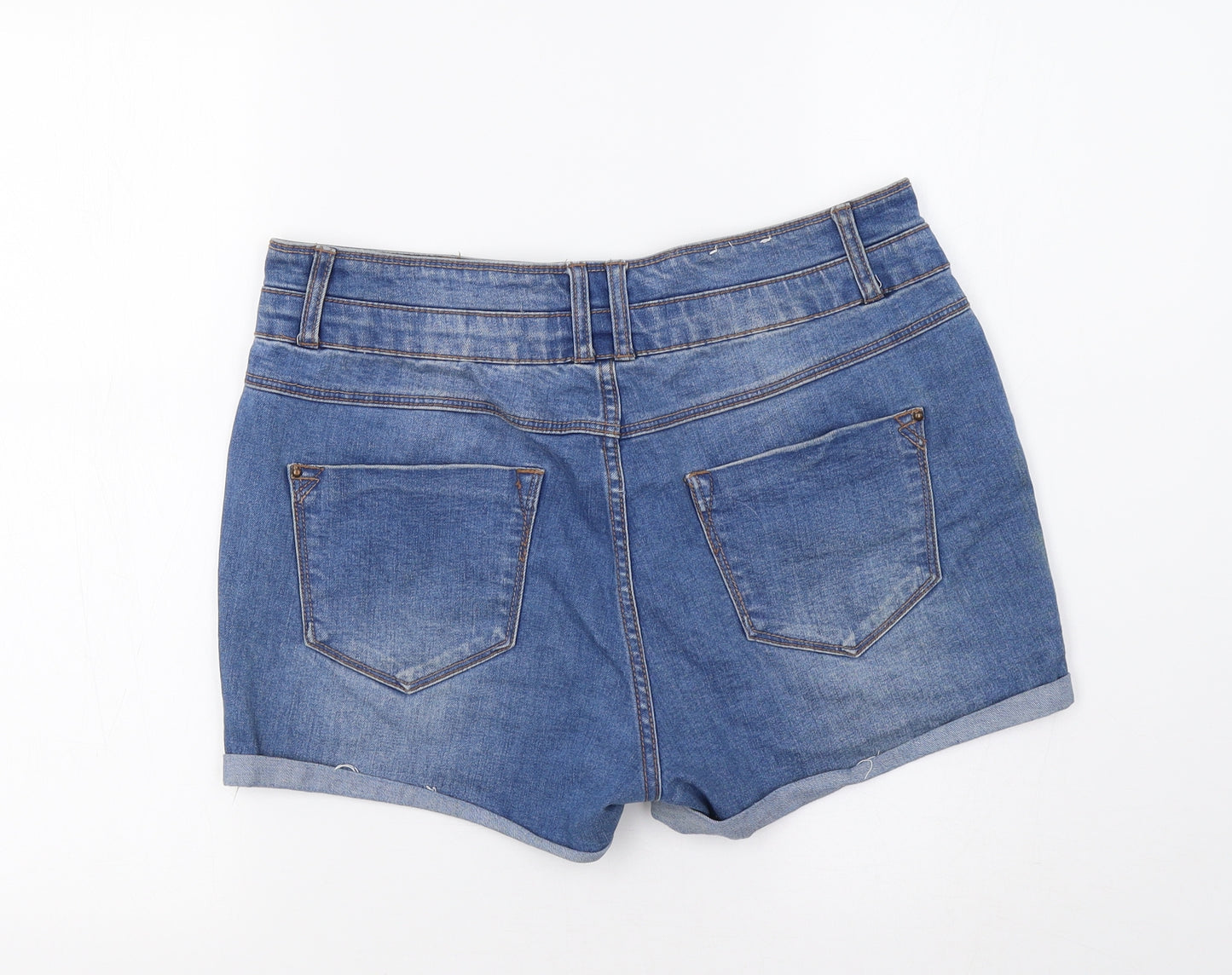 New Look Womens Blue   Hot Pants Shorts Size 12