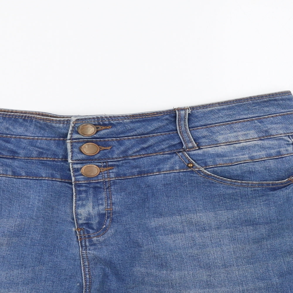 New Look Womens Blue   Hot Pants Shorts Size 12