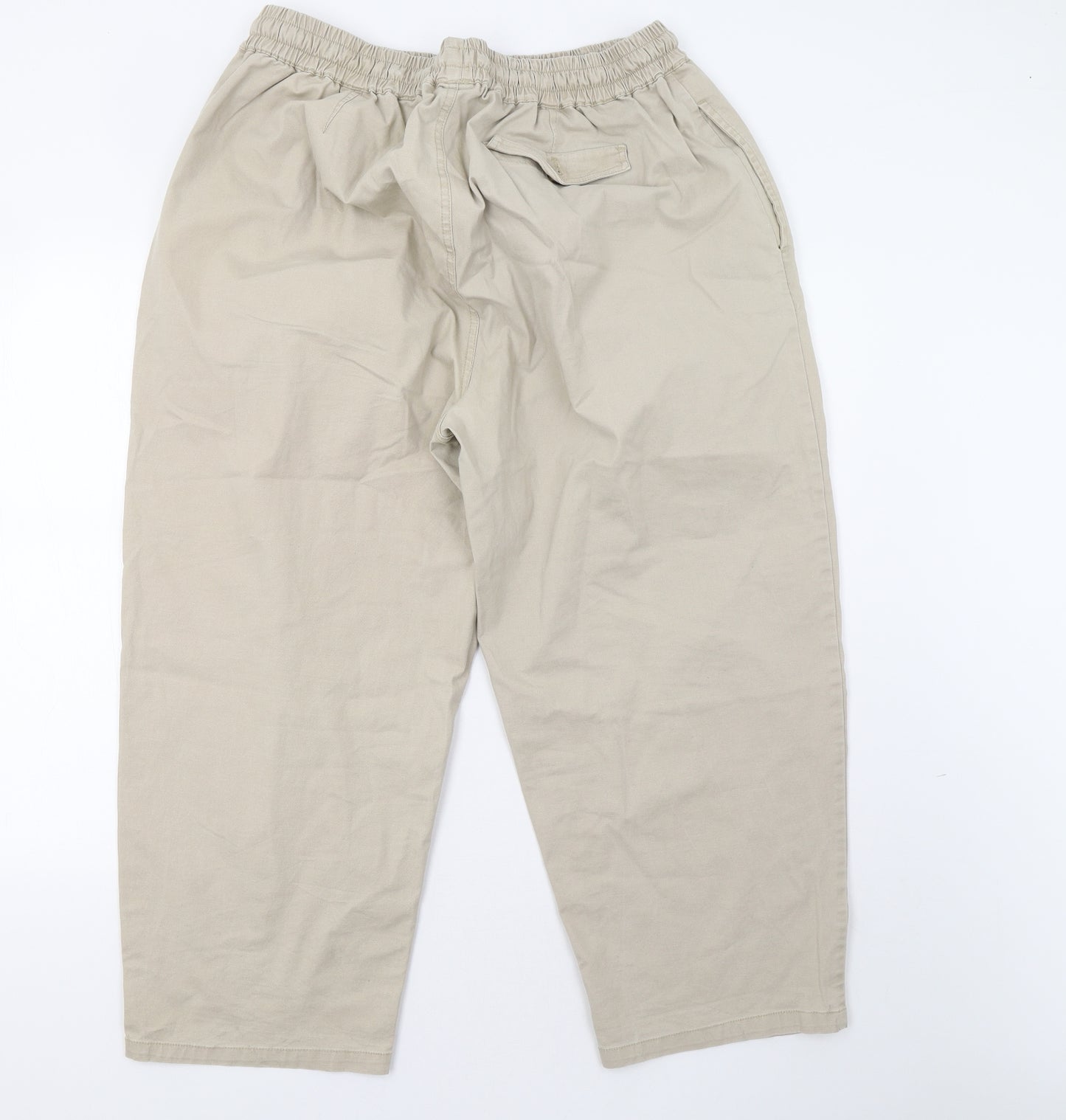 ASOS Womens Beige   Trousers  Size 18 L27 in