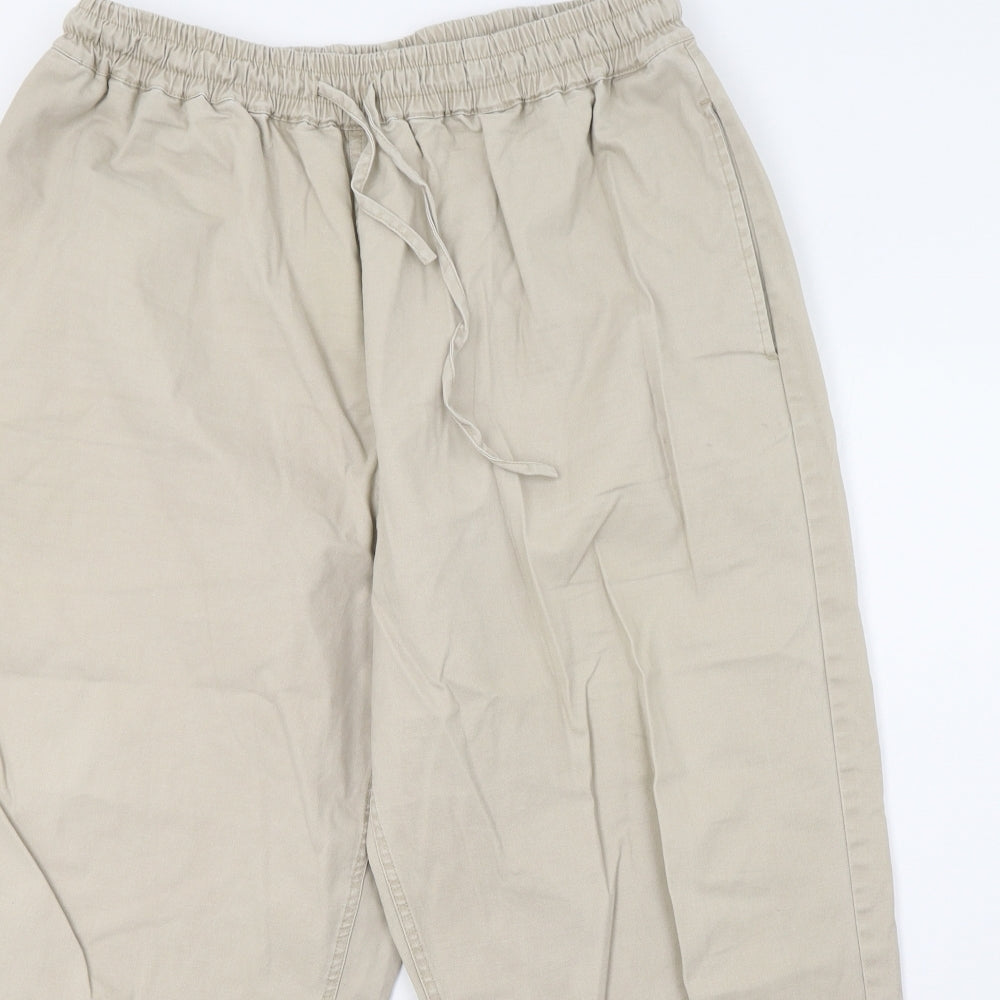 ASOS Womens Beige   Trousers  Size 18 L27 in