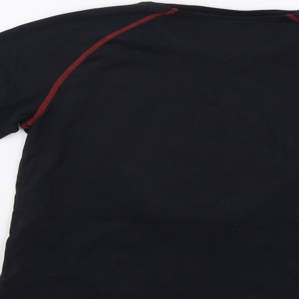 M&S Boys Black   Basic T-Shirt Size 10-11 Years  - Star Wars