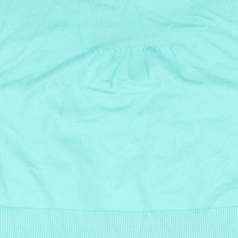 Be Beau Womens Green   Cardigan Jumper Size 14