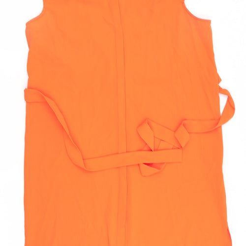 K&D Womens Orange   Shirt Dress  Size 16