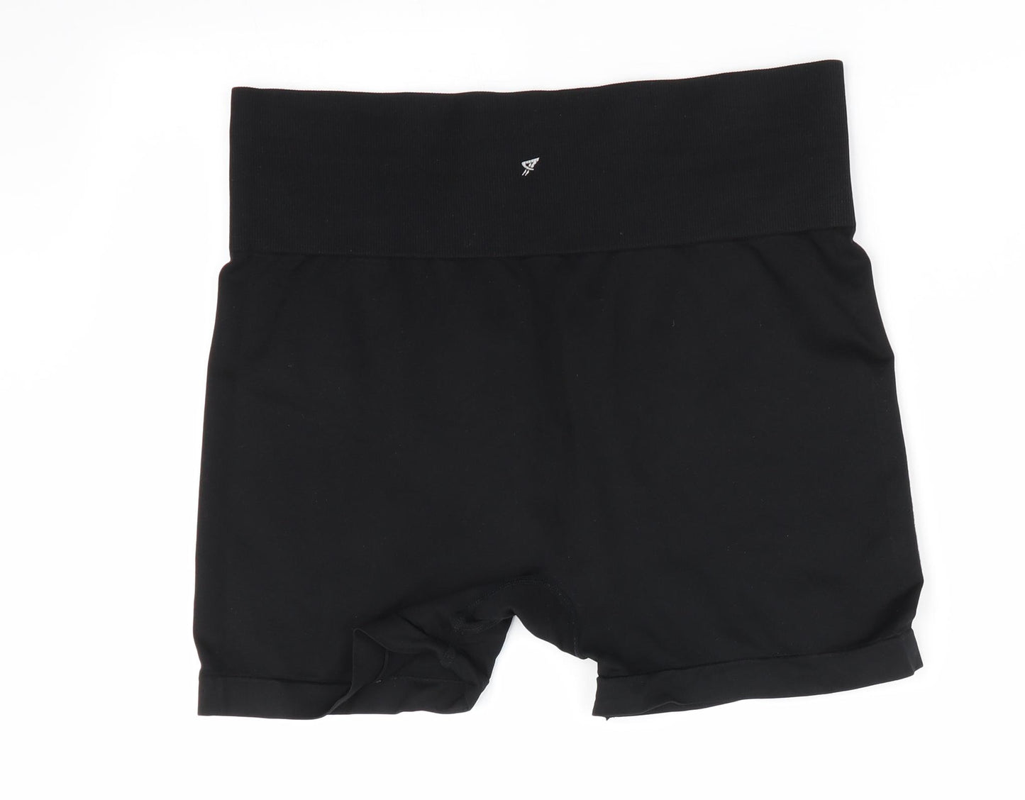 Work Out Womens Black   Compression Shorts Size 18