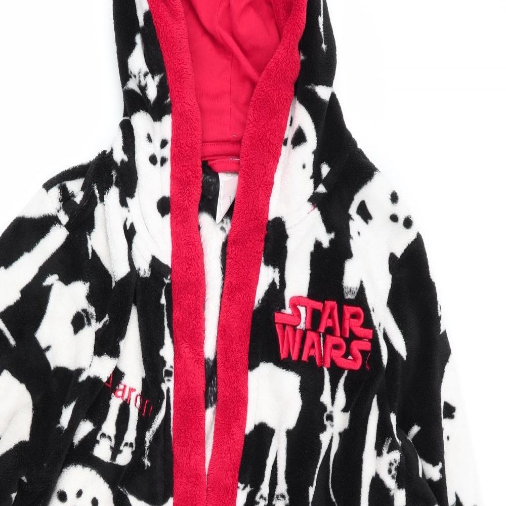 Disney Boys Black Solid   Gown Size 13 Years  - Starwars