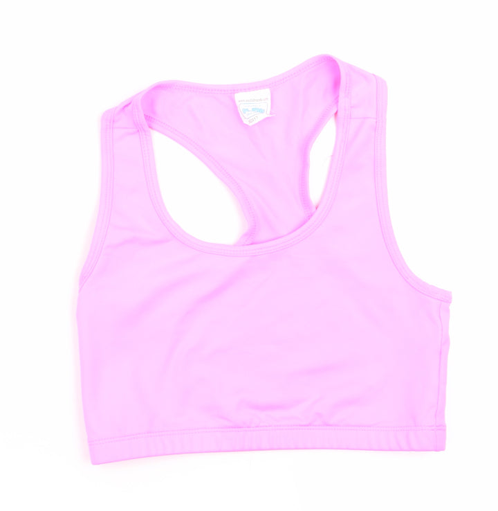 Awdis Womens Pink   Cropped T-Shirt Size M