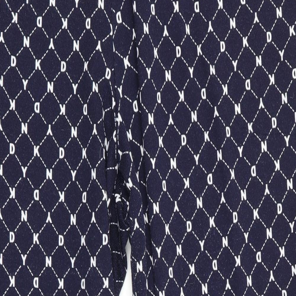 DKNY Mens Blue Check   Pyjama Pants Size L