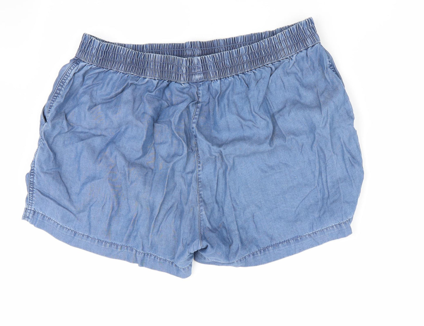 NEXT Womens Blue   Mom Shorts Size 14 - Beach Shorts