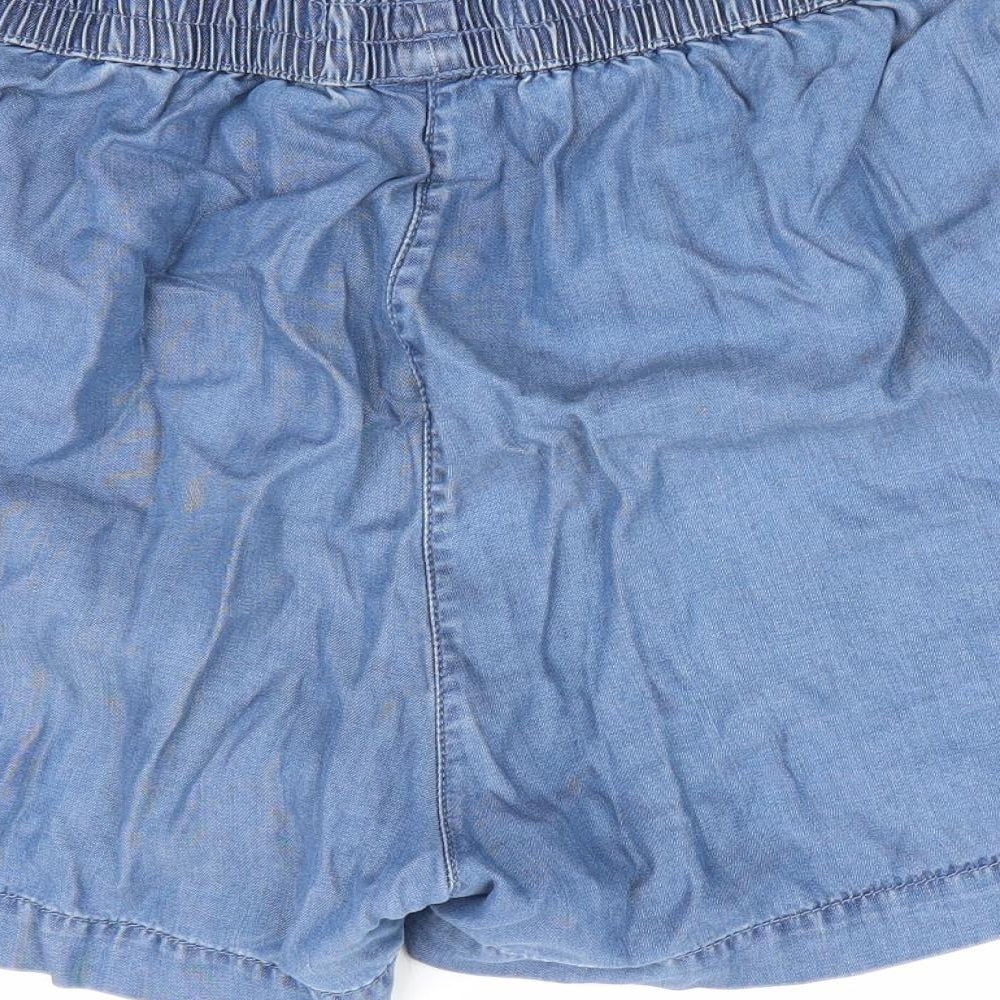 NEXT Womens Blue   Mom Shorts Size 14 - Beach Shorts