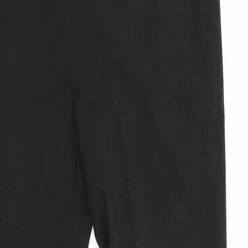 HUE Womens Black   Jegging Trousers Size M L27 in - Suede Effect Jodpur Style