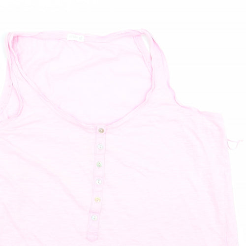 Oysho Womens Pink   Basic Tank Size XS