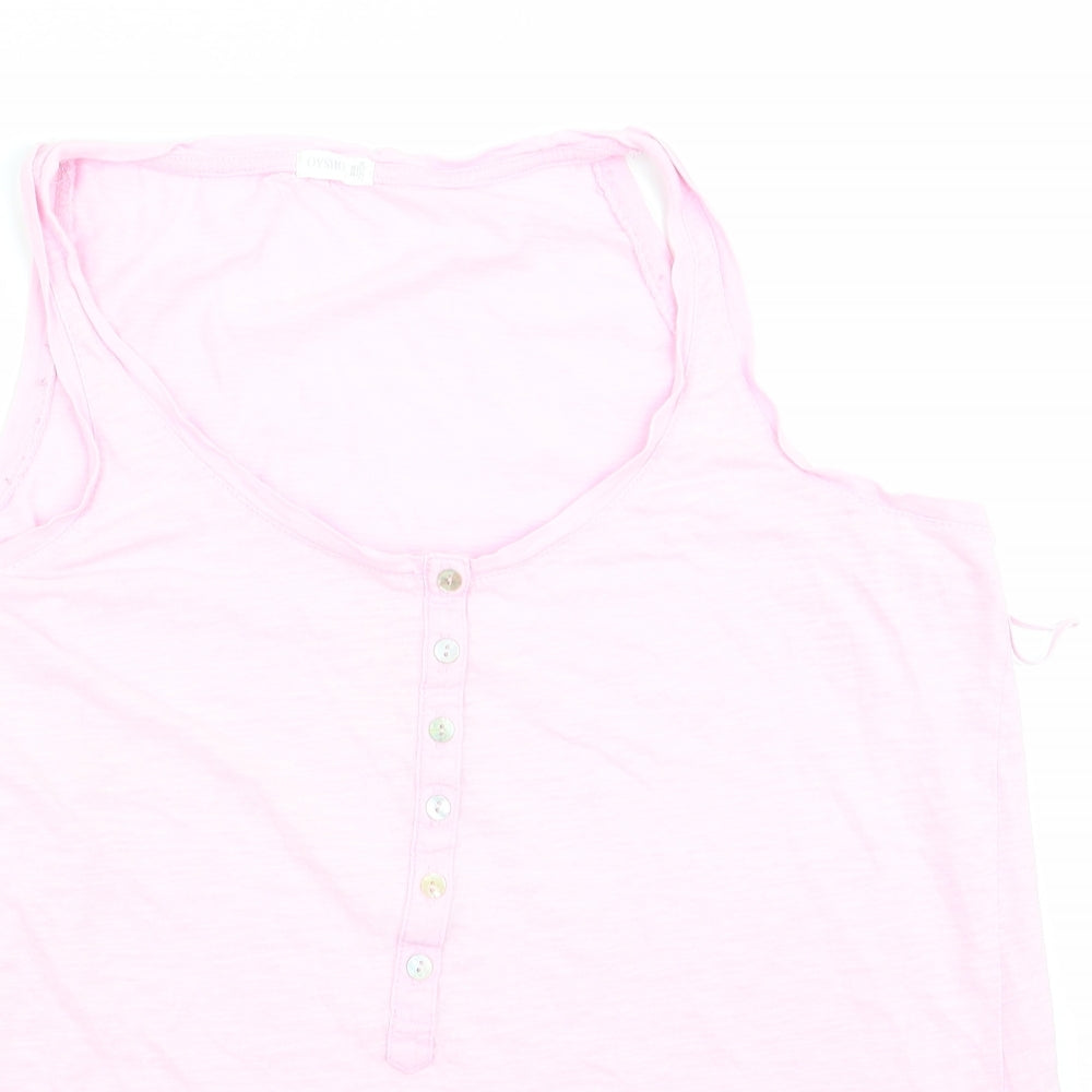 Oysho Womens Pink   Basic Tank Size XS