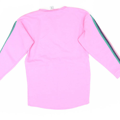 TU Girls Pink   Pullover Sweatshirt Size 11 Years  - Keep life simple