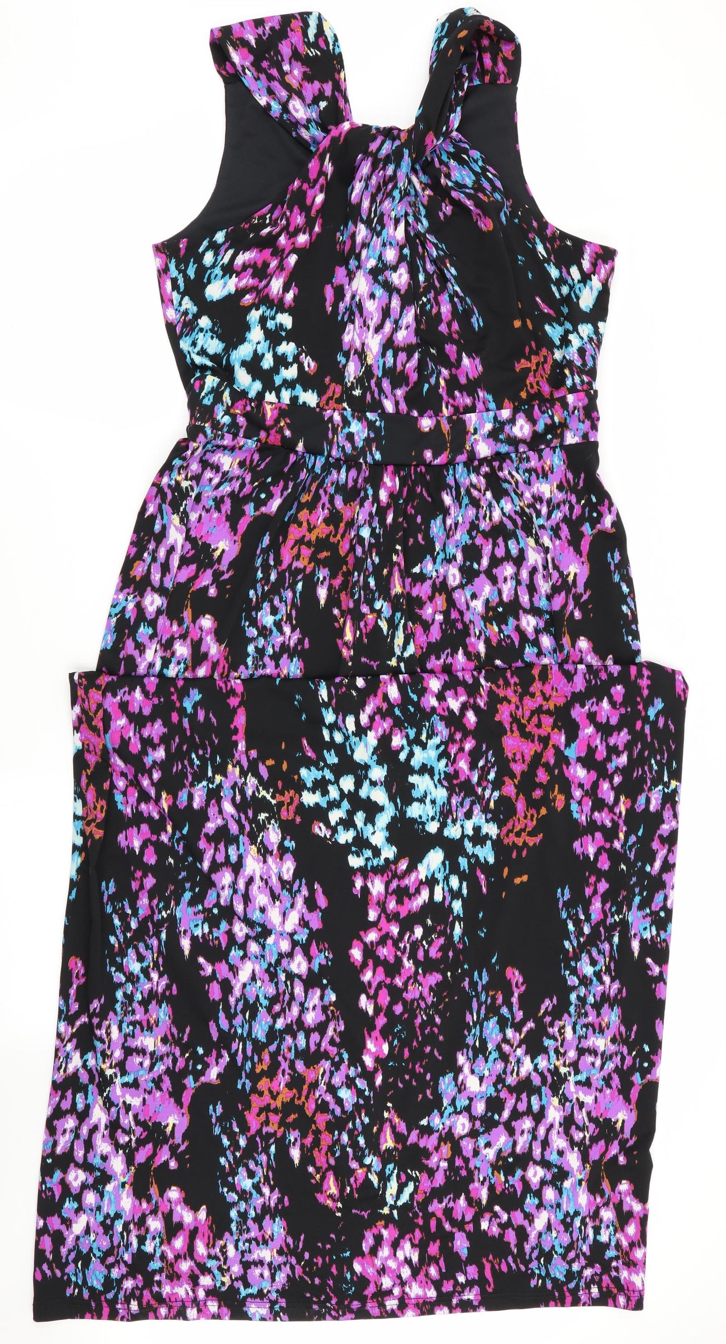 Peacocks Womens Purple Animal Print  Maxi  Size 16