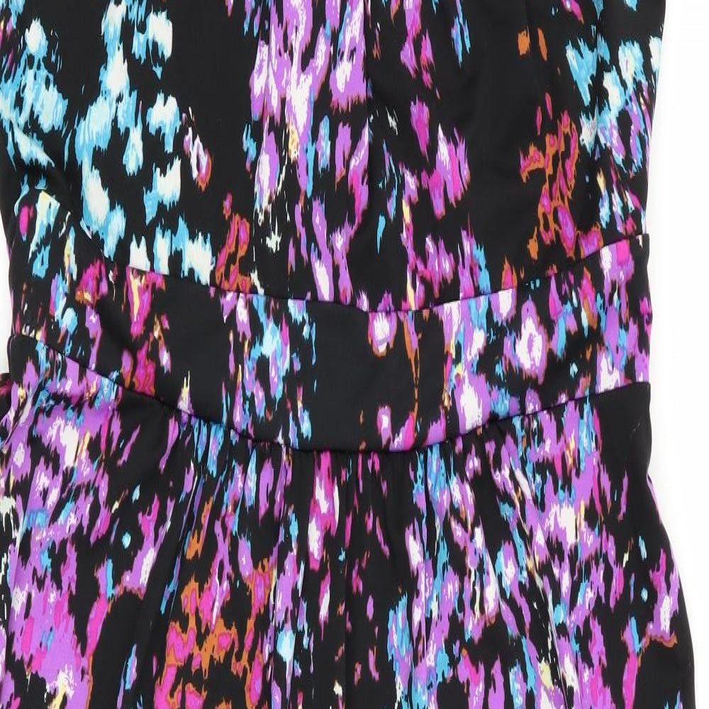 Peacocks Womens Purple Animal Print  Maxi  Size 16