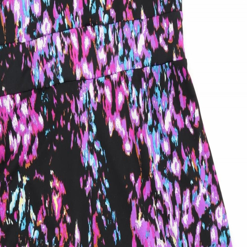 Peacocks Womens Purple Animal Print  Maxi  Size 16
