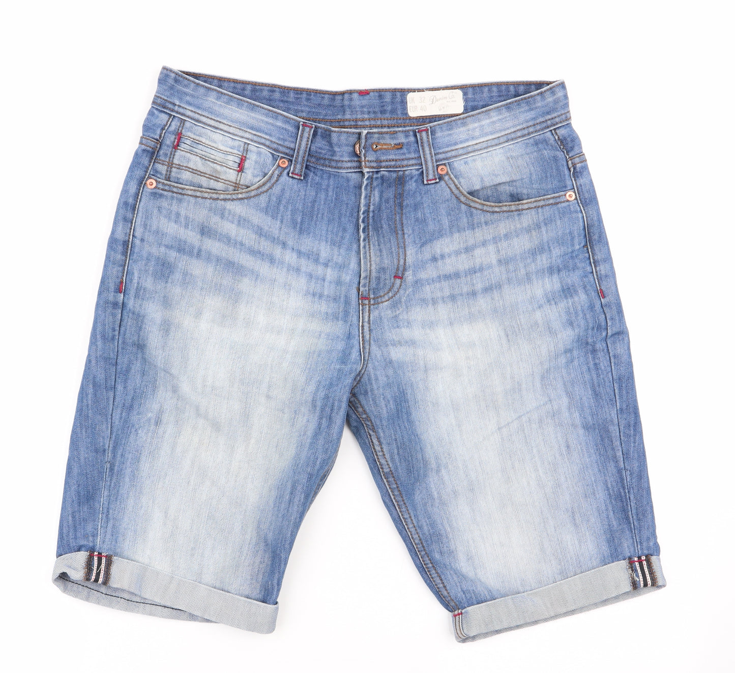 Denim Co Womens Blue   Boyfriend Shorts Size 12 - Denim Shorts