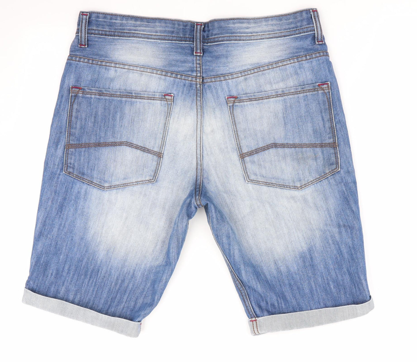 Denim Co Womens Blue   Boyfriend Shorts Size 12 - Denim Shorts