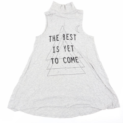 Messy Bun Just Chillin Womens Grey   Basic T-Shirt Size S  - The best is yet to come