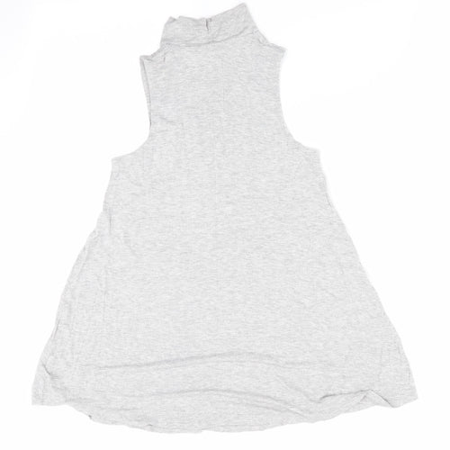 Messy Bun Just Chillin Womens Grey   Basic T-Shirt Size S  - The best is yet to come