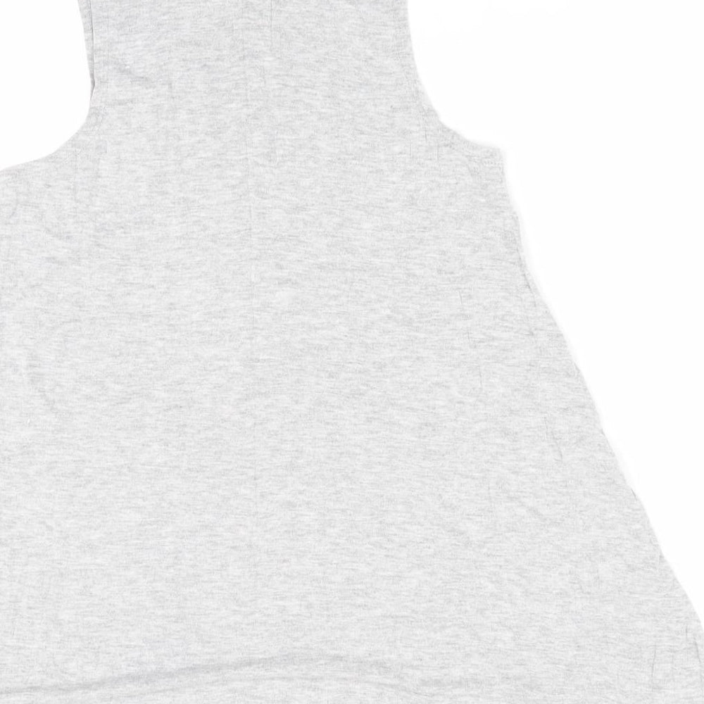 Messy Bun Just Chillin Womens Grey   Basic T-Shirt Size S  - The best is yet to come