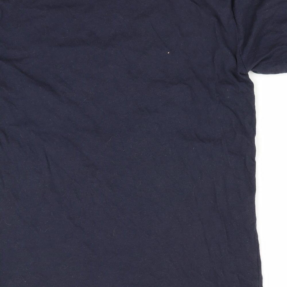 adidas Boys Blue   Basic T-Shirt Size 13-14 Years