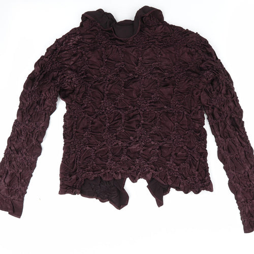 Lezley George London Womens Brown Floral  Jacket  Size S