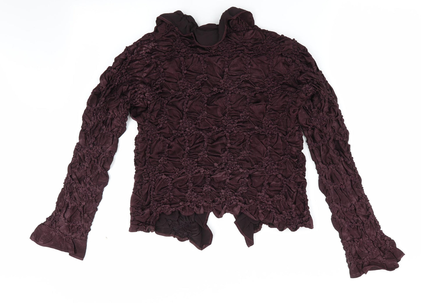 Lezley George London Womens Brown Floral  Jacket  Size S