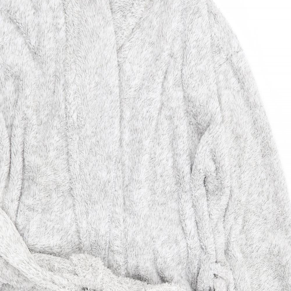 Marks and Spencer Womens Grey    Gown Size 12  - Fluffy