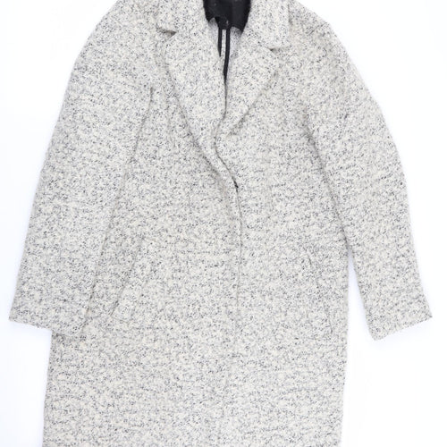 Paraphrase Womens Ivory   Overcoat Coat Size 16