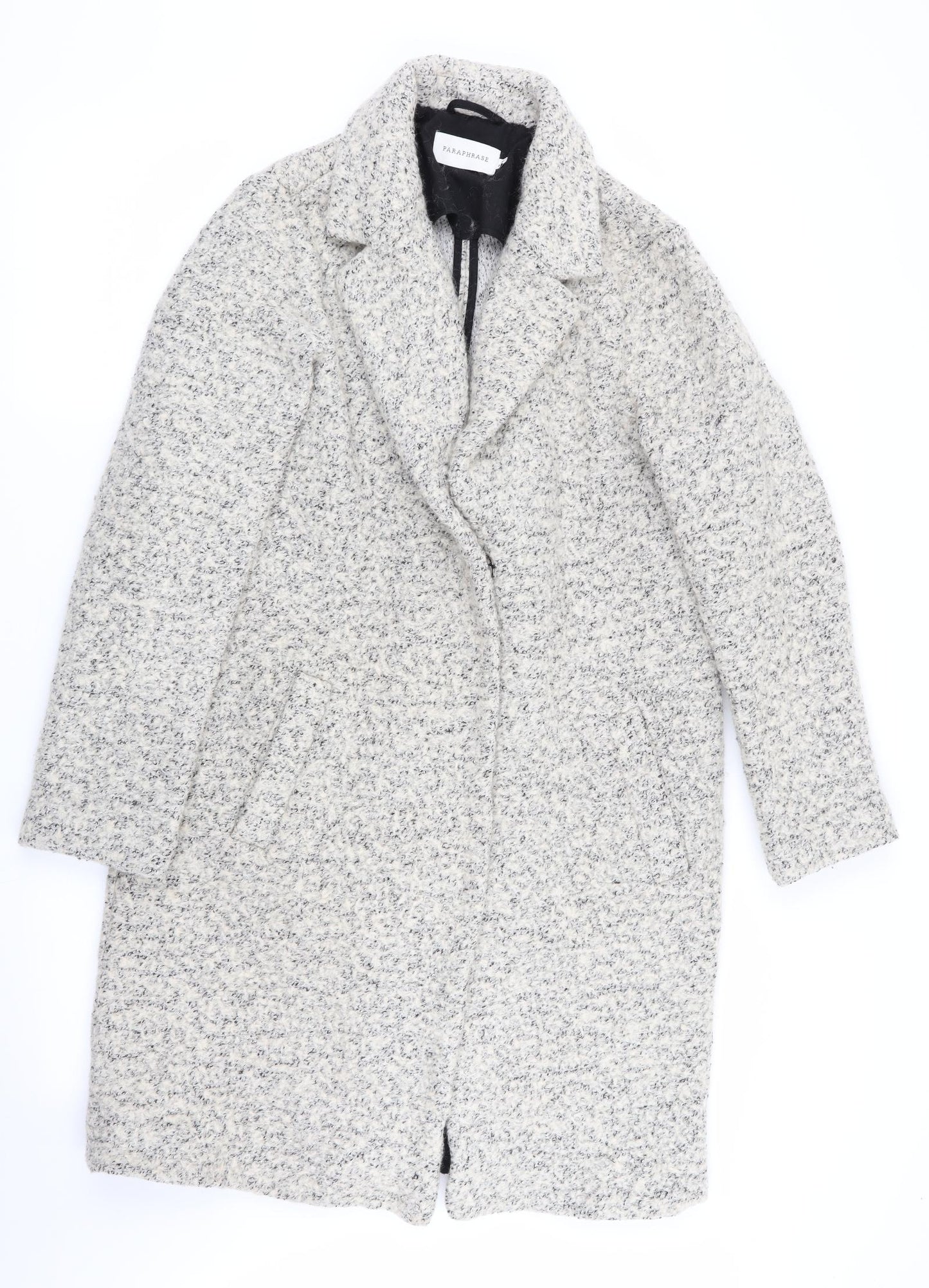 Paraphrase Womens Ivory   Overcoat Coat Size 16