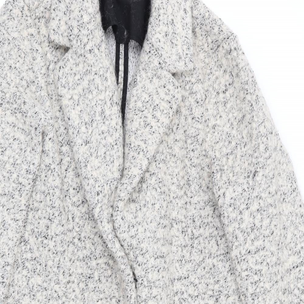 Paraphrase Womens Ivory   Overcoat Coat Size 16