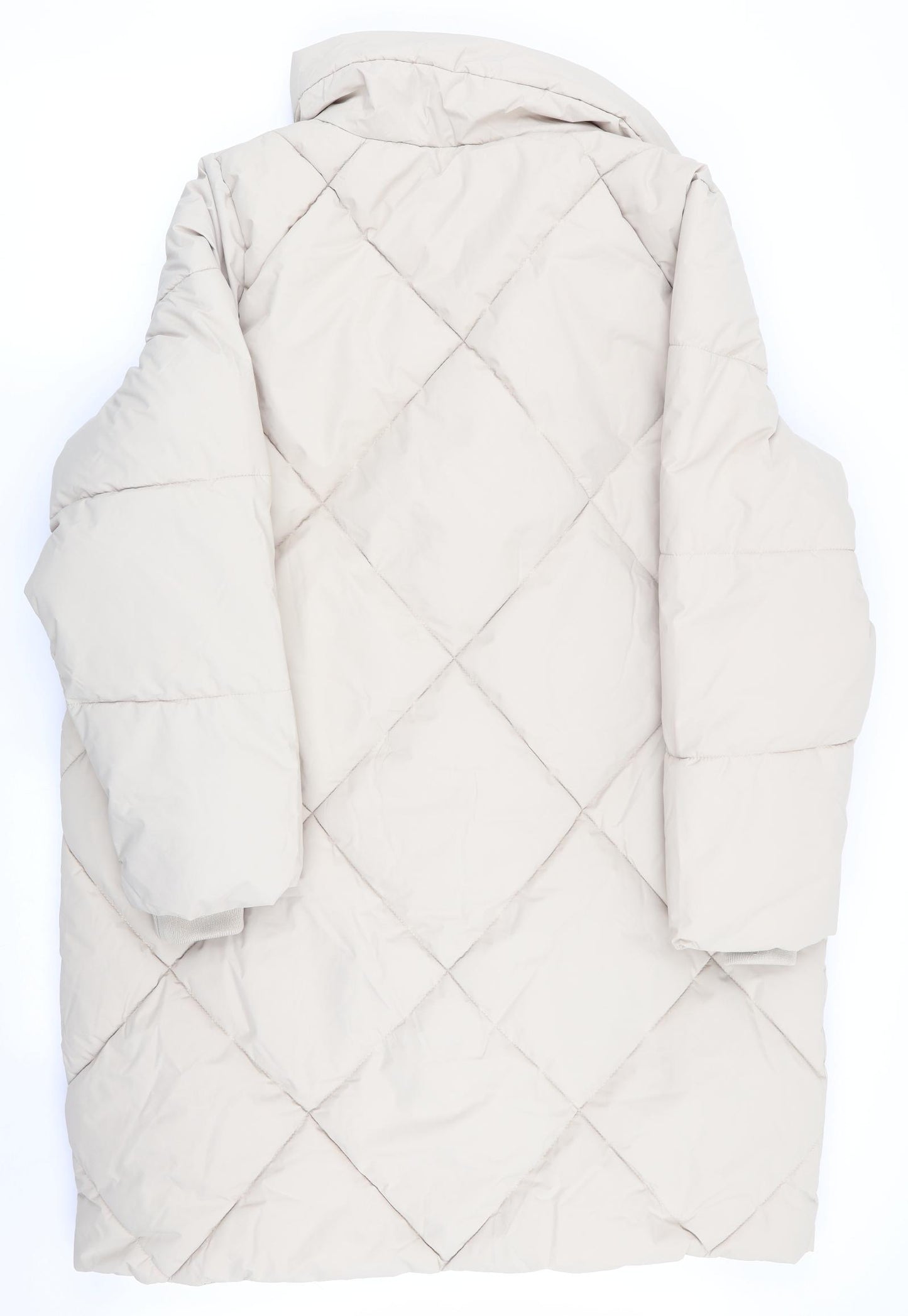 Primark Womens Ivory   Anorak Coat Size L  - Longline Coat