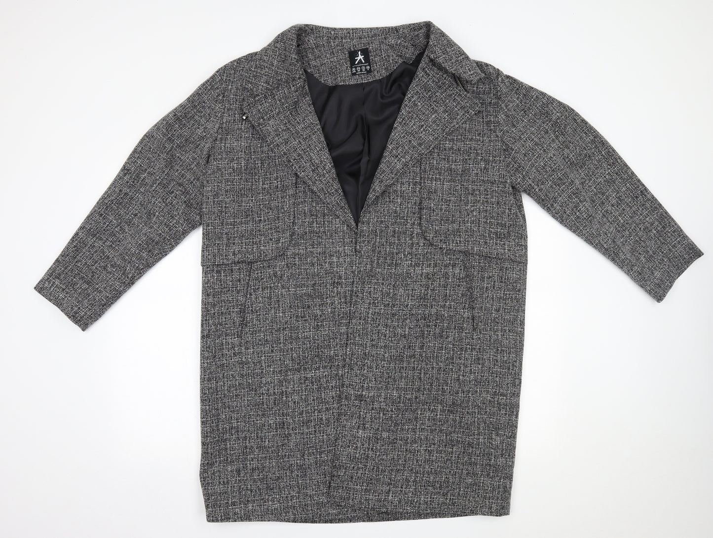 Atmosphere Womens Grey   Overcoat Coat Size 16