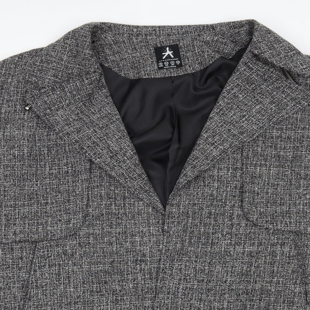 Atmosphere Womens Grey   Overcoat Coat Size 16