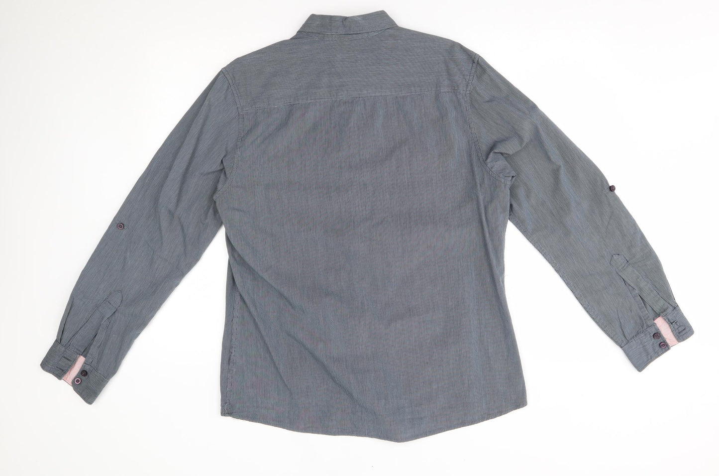 Burton Mens Grey    Button-Up Size M