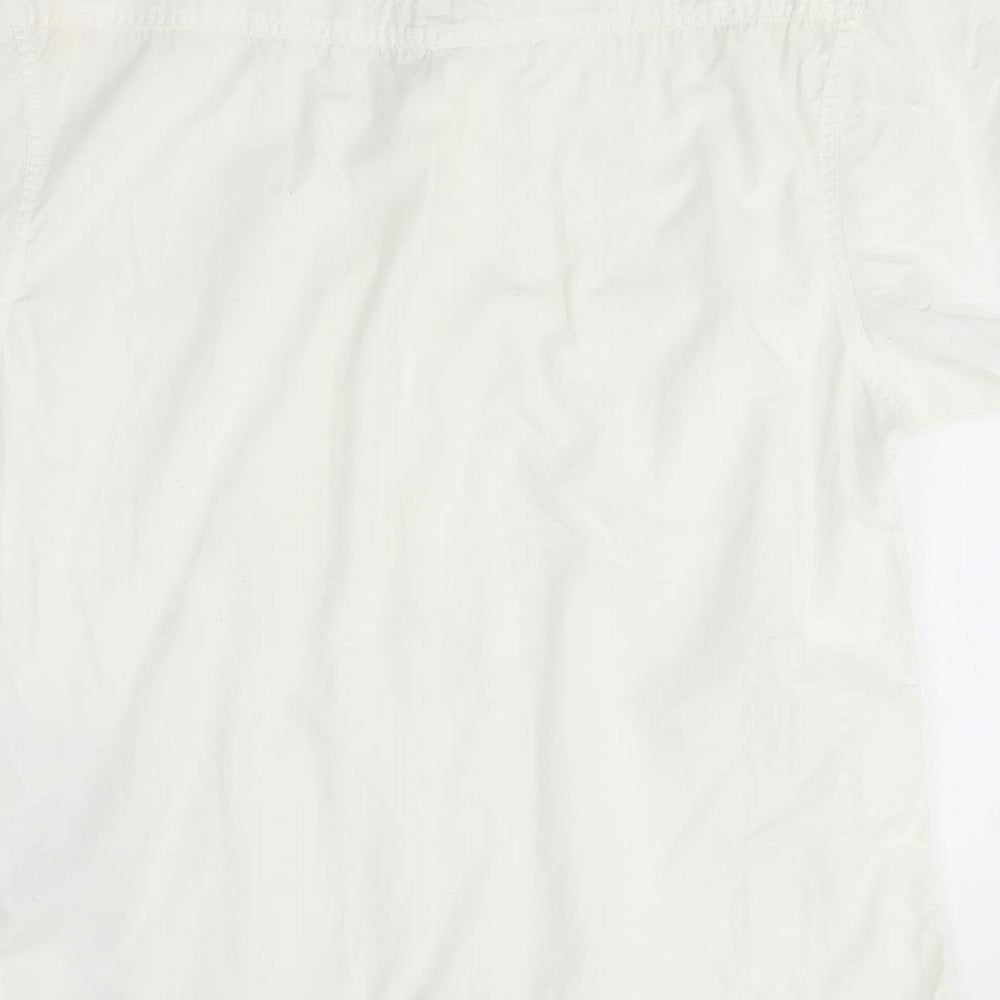 George Mens White    Button-Up Size M