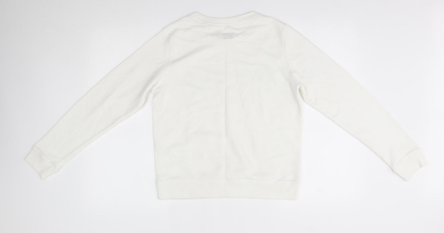 Jack Wills Womens White   Pullover Jumper Size 10