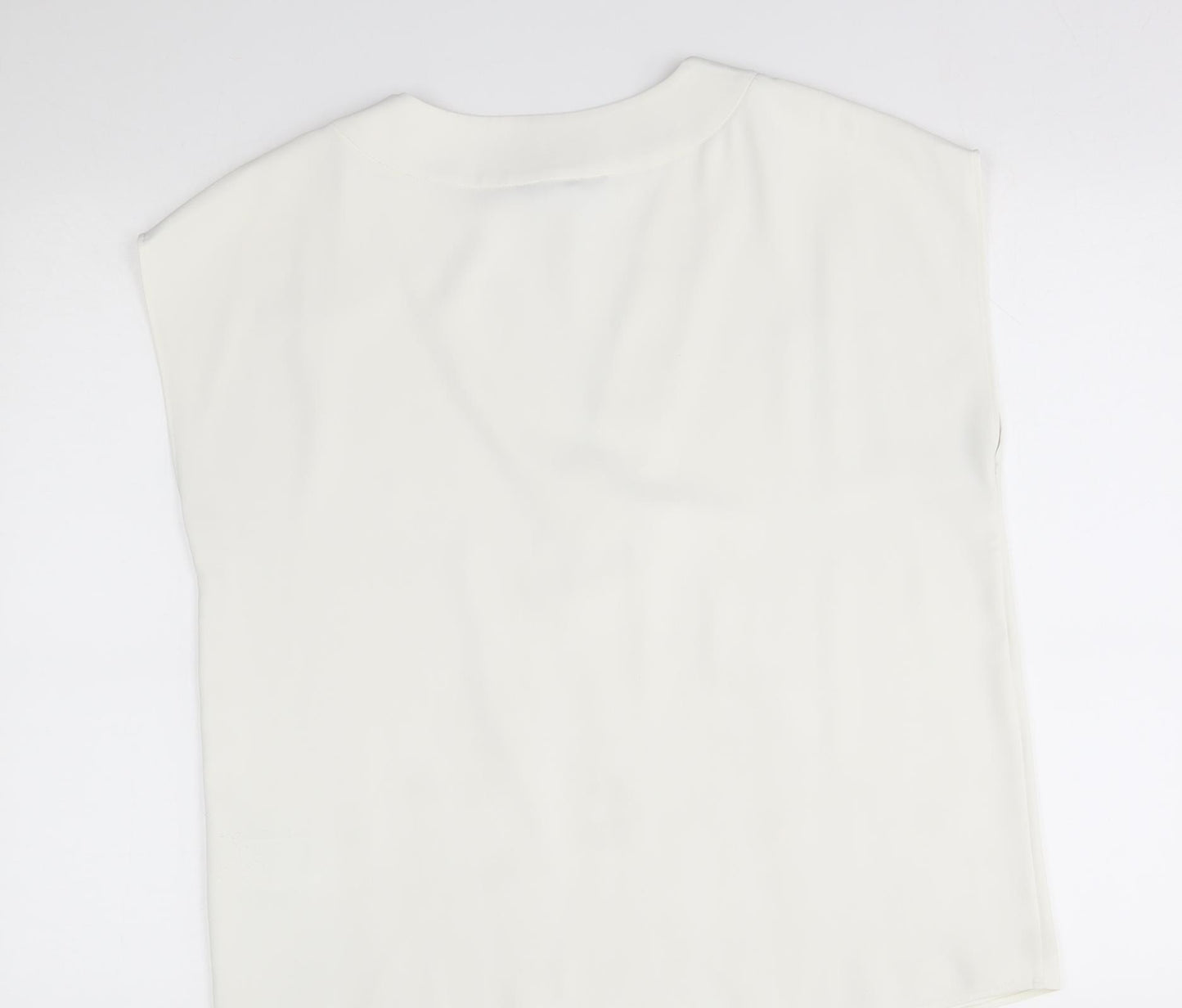 H&M Womens White   Basic Blouse Size 14