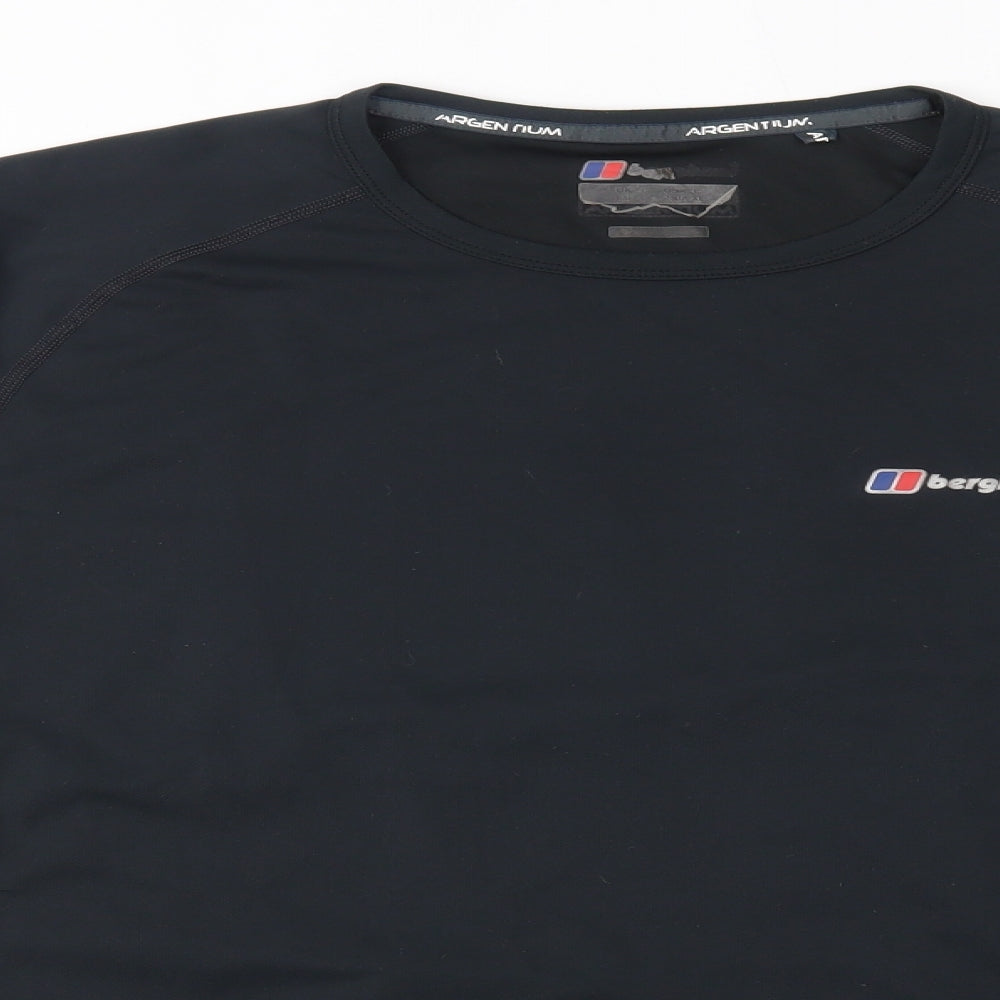 Berghaus Mens Black   Basic T-Shirt Size L