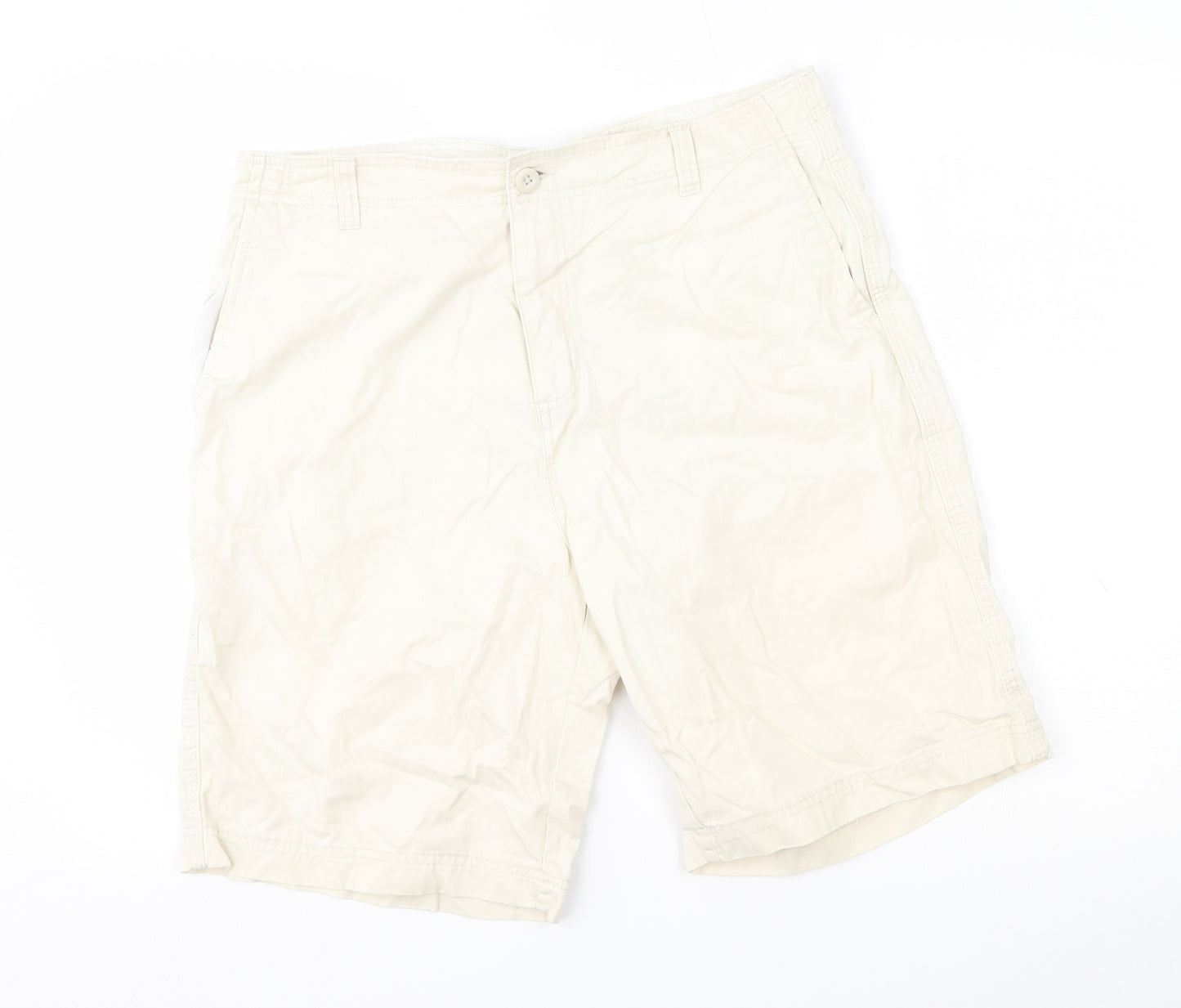 Primark Mens Ivory   Bermuda Shorts Size 36