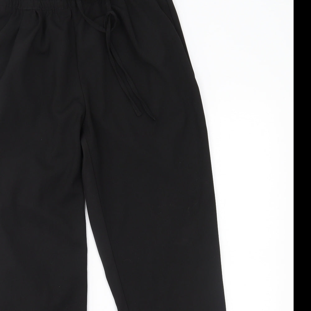 H&M Womens Black   Trousers  Size S L27 in
