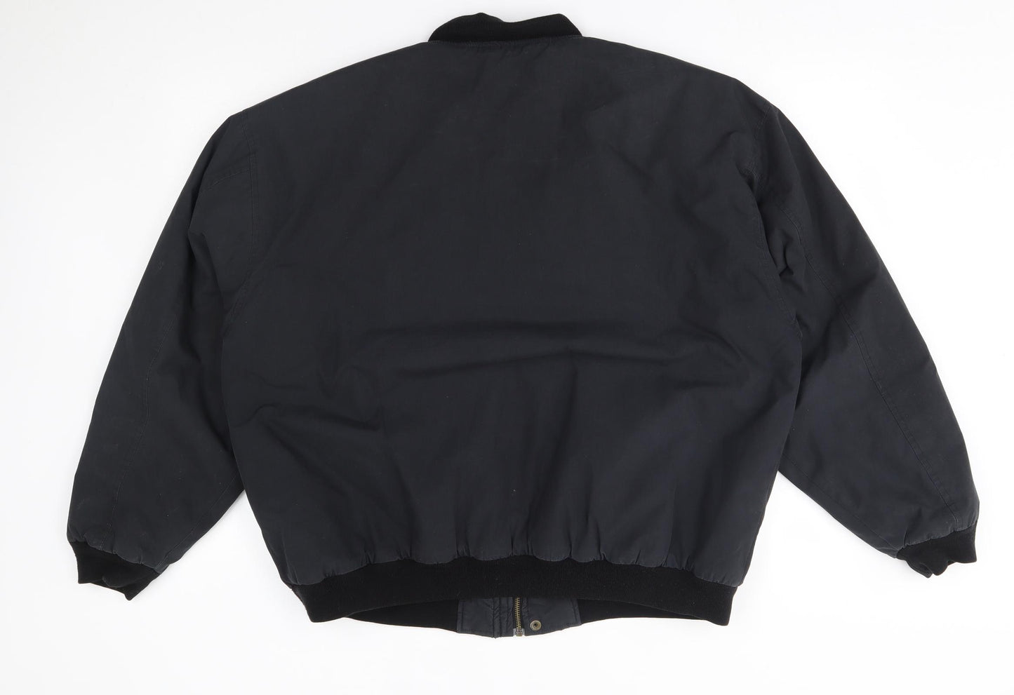 St Bernard Mens Black   Bomber Jacket Jacket Size M