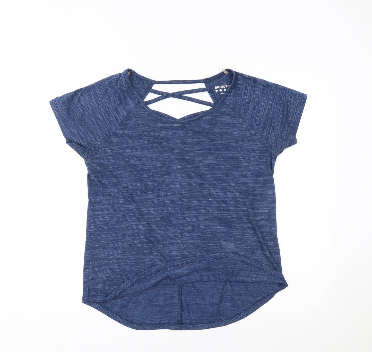 Matalan Womens Blue   Basic T-Shirt Size M