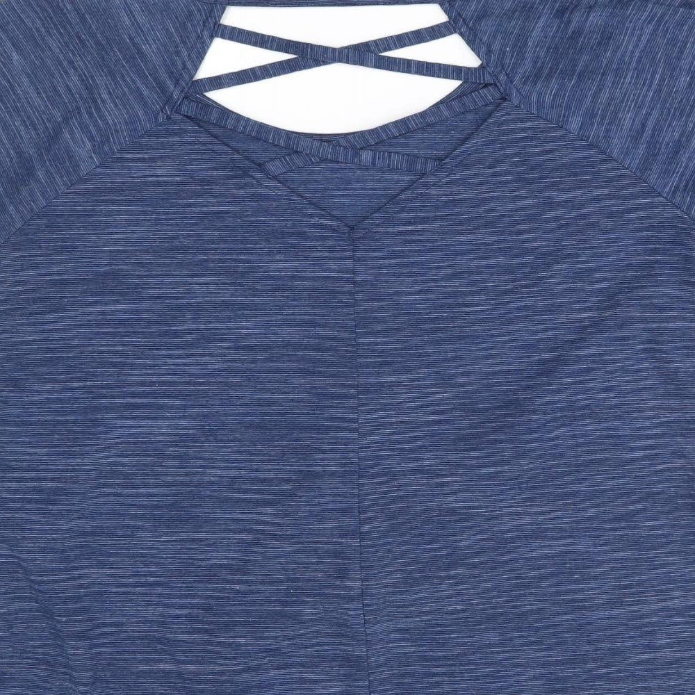 Matalan Womens Blue   Basic T-Shirt Size M