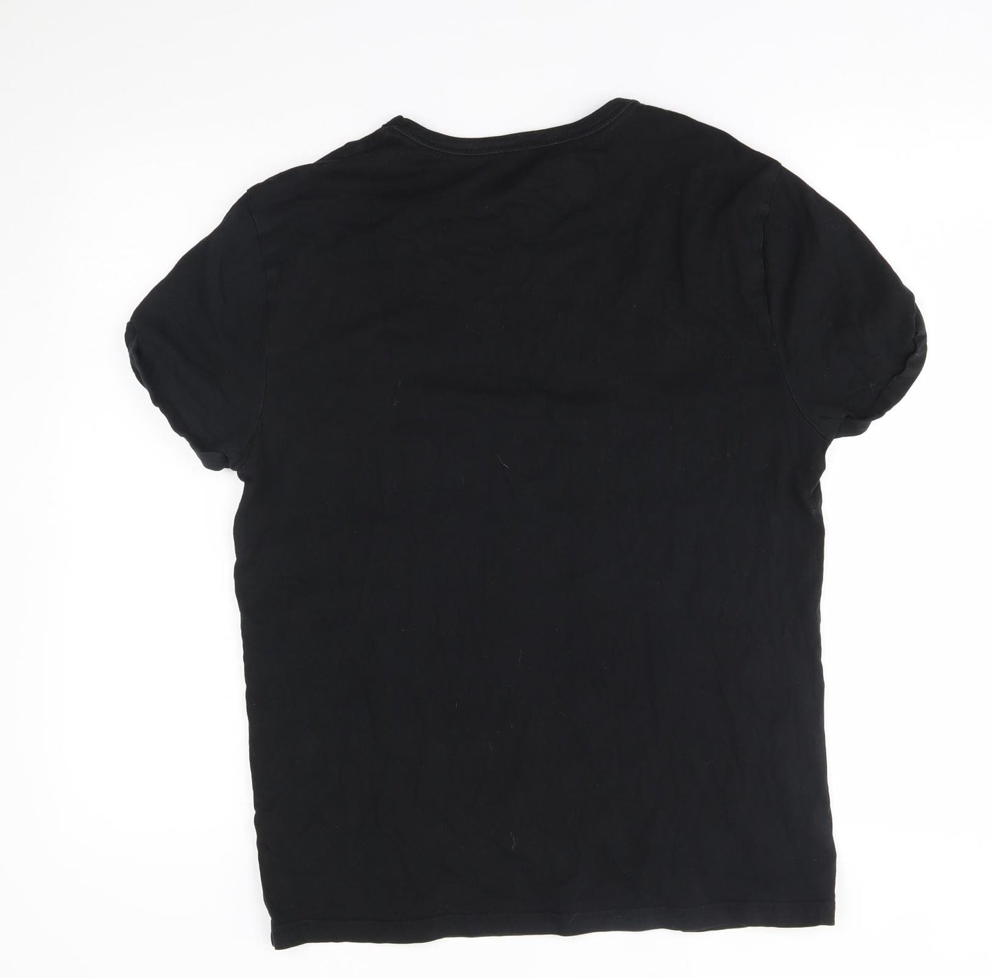 River Island Mens Black    T-Shirt Size M