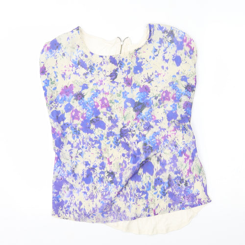 Warehouse Womens Multicoloured   Basic Blouse Size 10