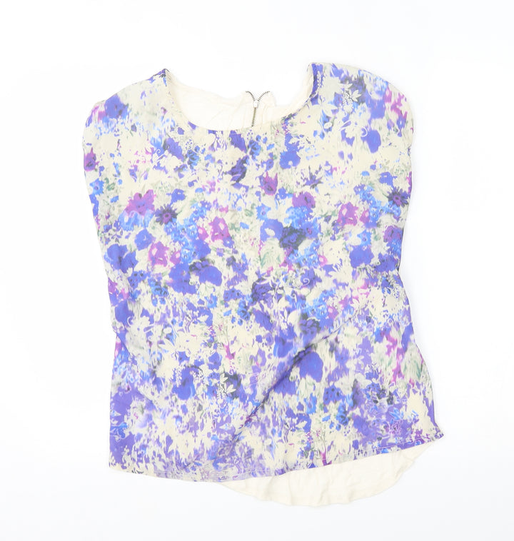 Warehouse Womens Multicoloured   Basic Blouse Size 10