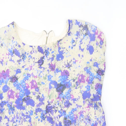 Warehouse Womens Multicoloured   Basic Blouse Size 10