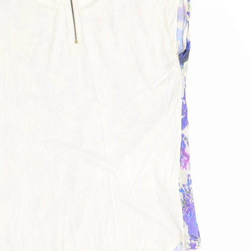 Warehouse Womens Multicoloured   Basic Blouse Size 10